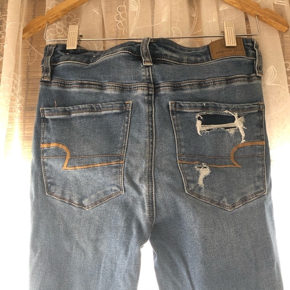 American Eagle Super High  Rise Jeggings Womens 6 - Picture 14 of 16